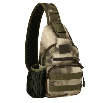 Charging port Canvas Backpack waist bag