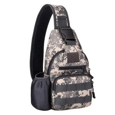 Charging port Canvas Backpack waist bag