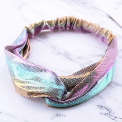 Gradients hair accessories face wash band
