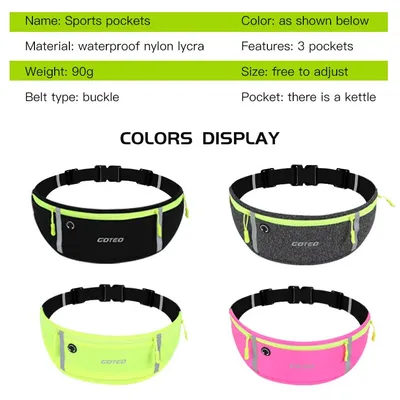 Waterproof Lycra running bag