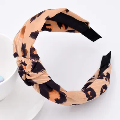 Cross knotted hair band
