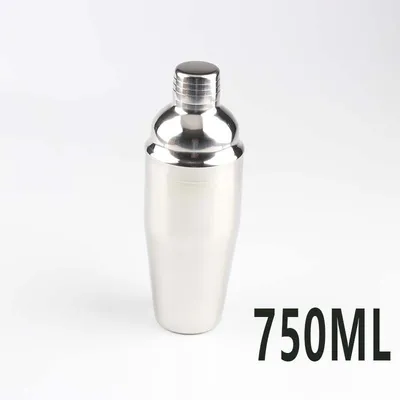Stainless Steel Cocktail Shaker Set, Bar Tools, 11-piece Bamboo Base