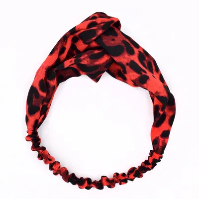 Cross knotted hair band