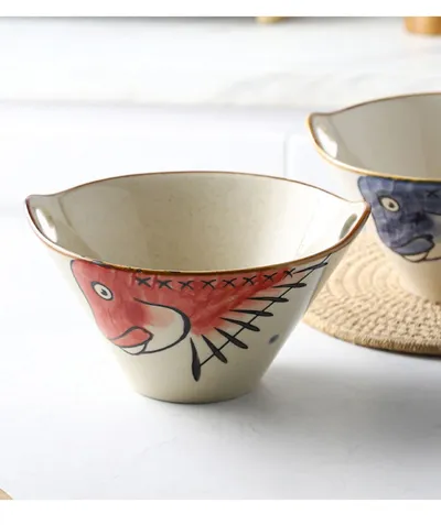 Japanese Noodle Bowl Home Creative Cute 7 Inches