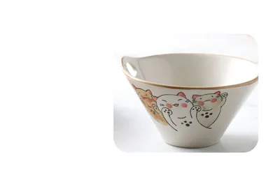 Japanese Noodle Bowl Home Creative Cute 7 Inches