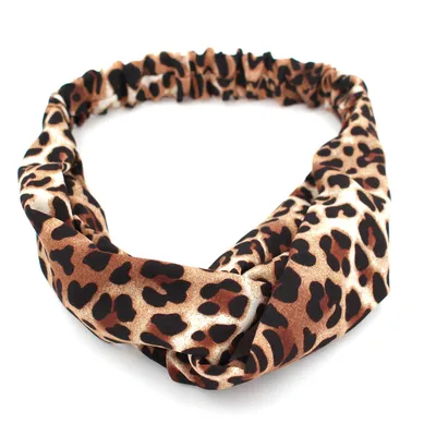 Cross knotted hair band