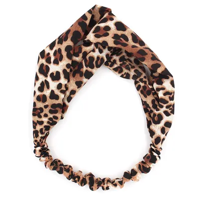 Cross knotted hair band