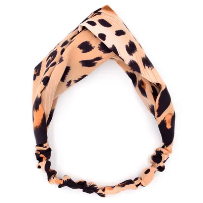 Cross knotted hair band