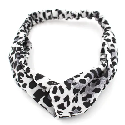 Cross knotted hair band