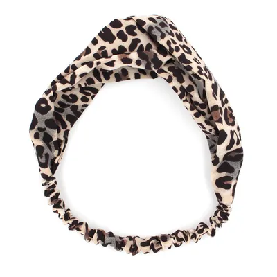 Cross knotted hair band