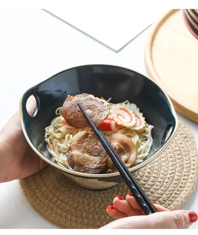 Japanese Noodle Bowl Home Creative Cute 7 Inches