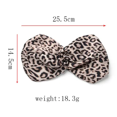Silk satin cross hair band