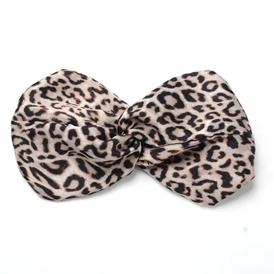 Silk satin cross hair band