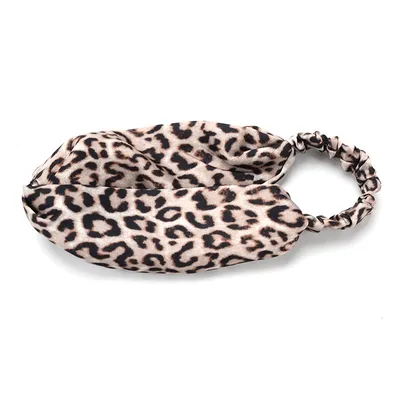 Silk satin cross hair band