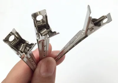 Stainless steel hair staples
