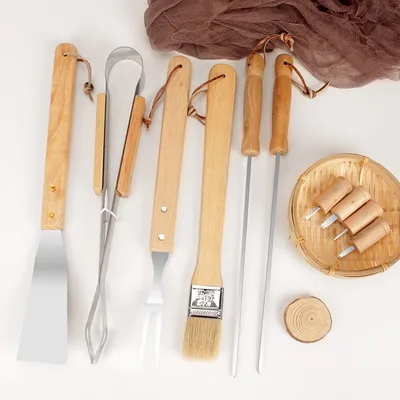 Portable Outdoor Camping BBQ Tool Stainless Steel Grill