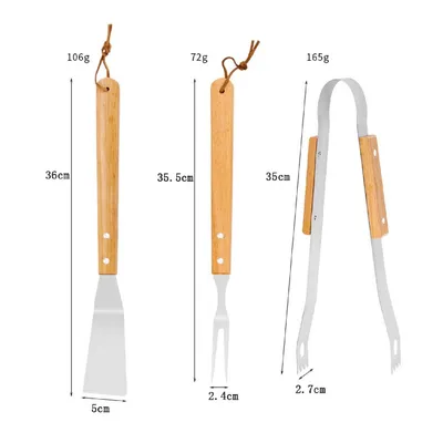 Portable Outdoor Camping BBQ Tool Stainless Steel Grill