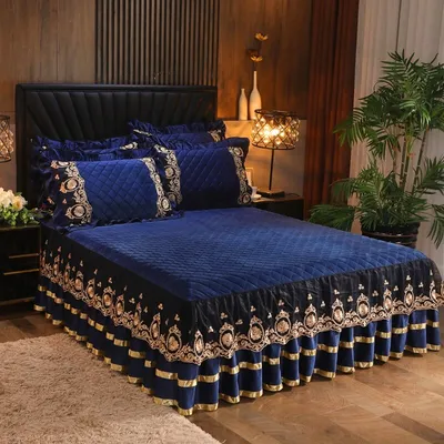 Lace Bedskirt Bedclothes Mattress Cover Bedspread Pillowcases Home Textiles