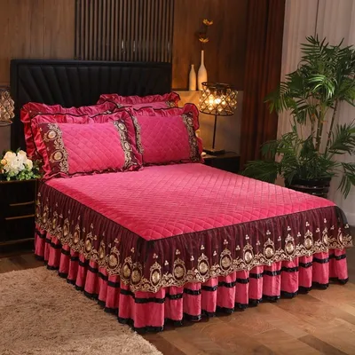 Lace Bedskirt Bedclothes Mattress Cover Bedspread Pillowcases Home Textiles