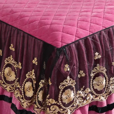 Lace Bedskirt Bedclothes Mattress Cover Bedspread Pillowcases Home Textiles