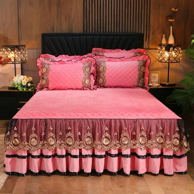 Lace Bedskirt Bedclothes Mattress Cover Bedspread Pillowcases Home Textiles