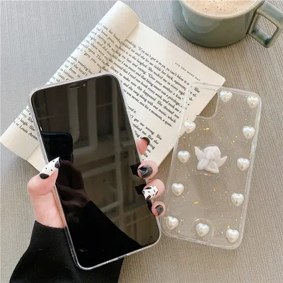 Ins Three-dimensional Angel Phone Case