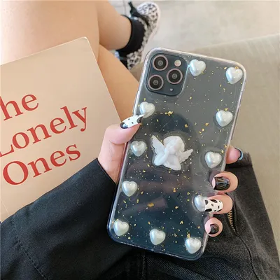 Ins Three-dimensional Angel Phone Case