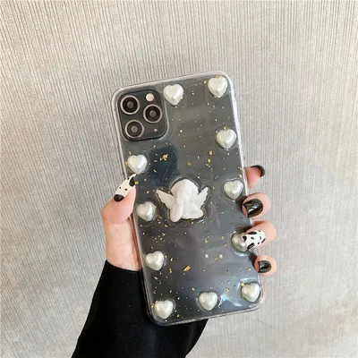 Ins Three-dimensional Angel Phone Case
