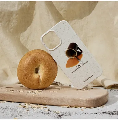 Suitable For Degradable Bagel Coffee Phone Case