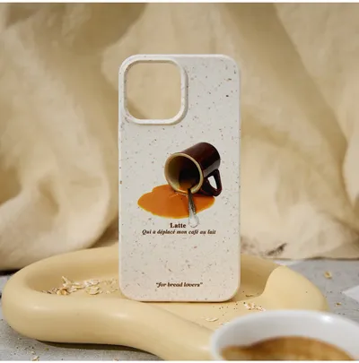 Suitable For Degradable Bagel Coffee Phone Case