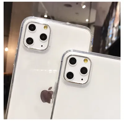 غطاء هاتف الفتيات المخصص شفاف TPU