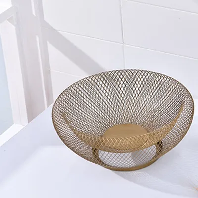 Iron Fruit Basket Simple Hollow Fruit Creative Basket