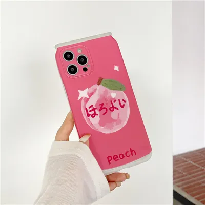 Creative Can Peach Phone Case Cover