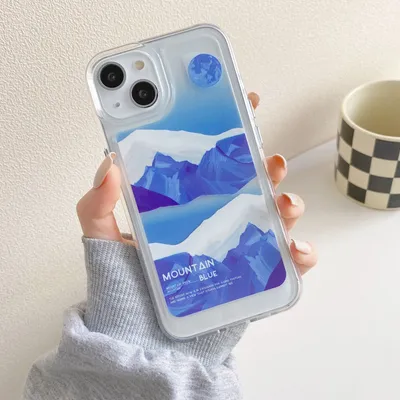 Cloud Moon Transparent Silicone Phone Case