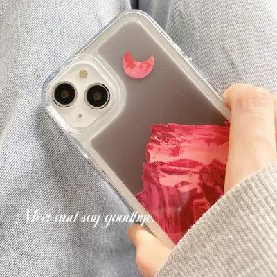 Cloud Moon Transparent Silicone Phone Case