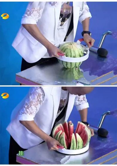 Multi-function Fruit Slicer Melon Watermelon Slicer Melon Cutter Practical Fruit Kitchen Tool