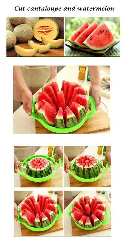 Multi-function Fruit Slicer Melon Watermelon Slicer Melon Cutter Practical Fruit Kitchen Tool