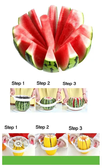 Multi-function Fruit Slicer Melon Watermelon Slicer Melon Cutter Practical Fruit Kitchen Tool