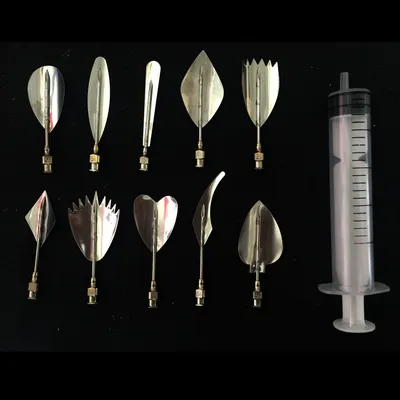 New 3d Jelly Mould Cake Fondant Flower Art Tools Set of 10 Needle Tubes Jelly Flower Utility Knife