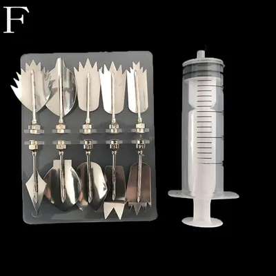 New 3d Jelly Mould Cake Fondant Flower Art Tools Set of 10 Needle Tubes Jelly Flower Utility Knife