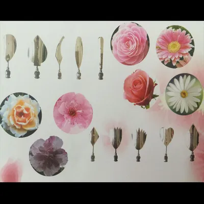 New 3d Jelly Mould Cake Fondant Flower Art Tools Set of 10 Needle Tubes Jelly Flower Utility Knife