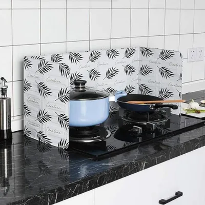 Kitchen Oil Splatter Screens Waterproof Home Gas Stove Anti Splatter Shield Guard