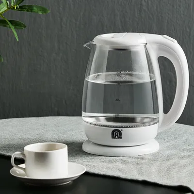 Automatic power off transparent glass electric kettle