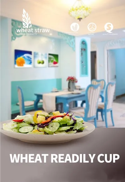 Wheat straw dish dish plate