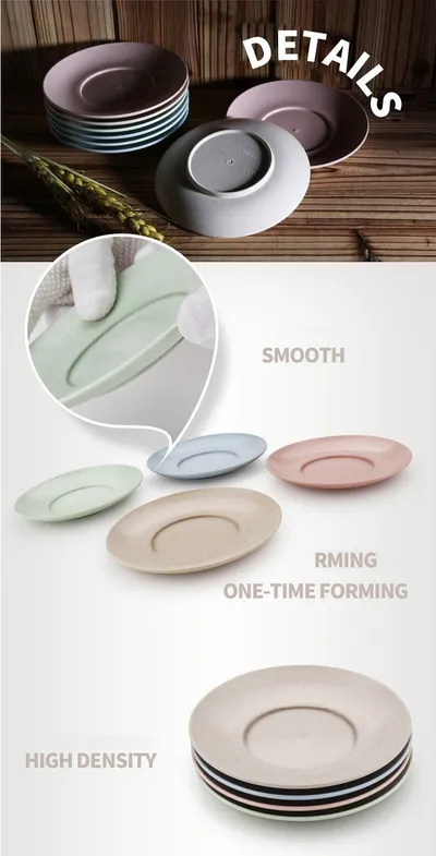 Wheat straw dish dish plate