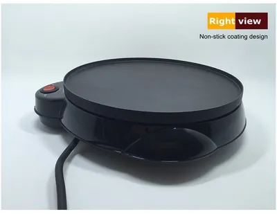 No smoking and non stick pan of pancake machine