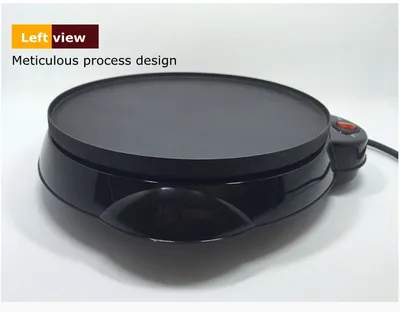 No smoking and non stick pan of pancake machine
