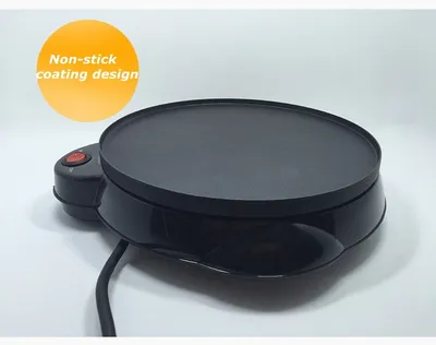 No smoking and non stick pan of pancake machine