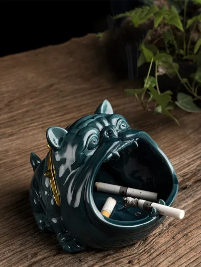 Cartoon Dog Ceramic Ashtray