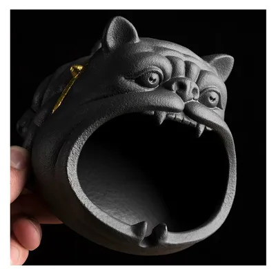 Cartoon Dog Ceramic Ashtray